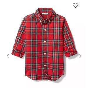 JANIE AND JACK plaid shirt